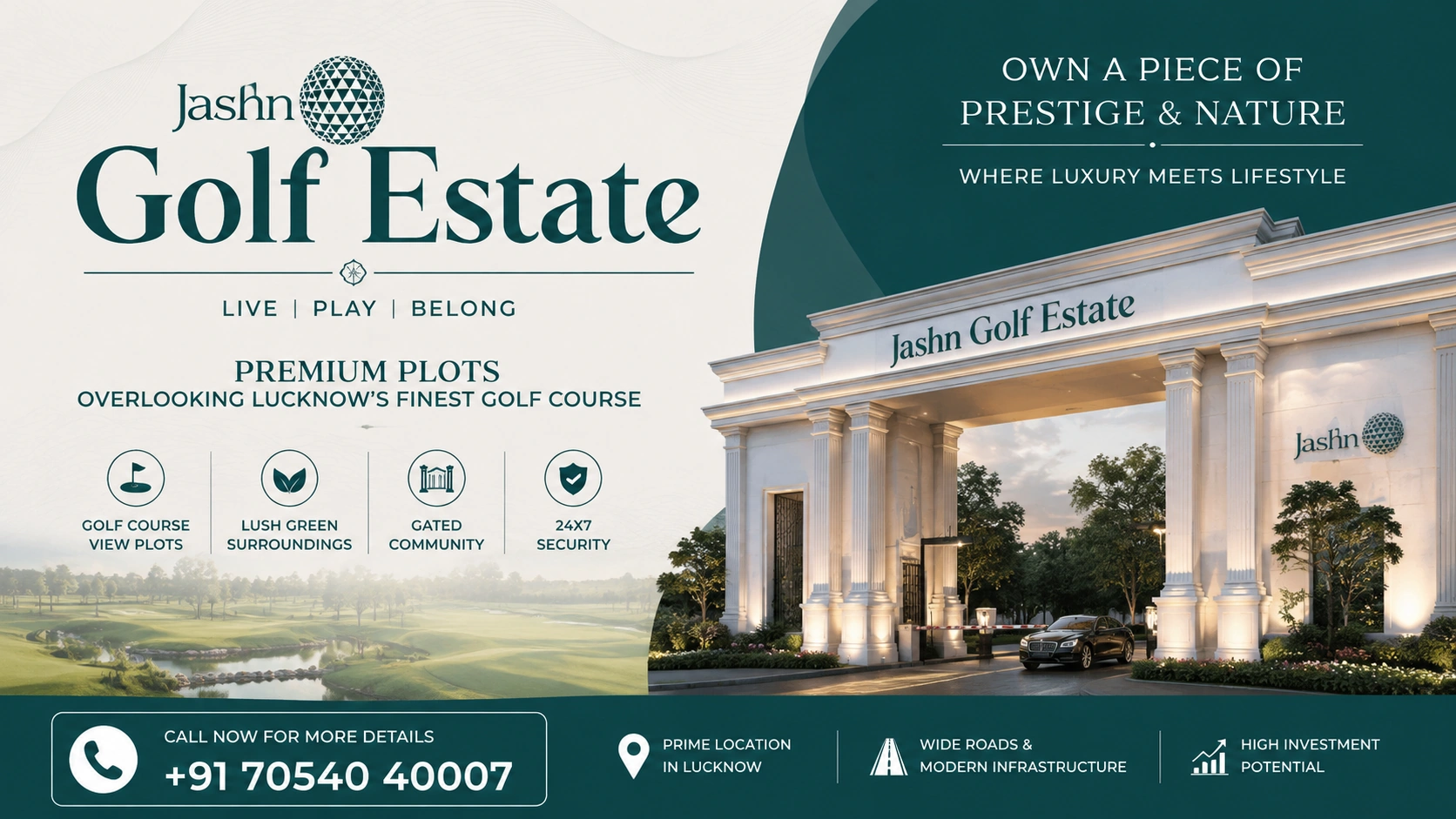 Jashn Golf Estate Sushant Golf City