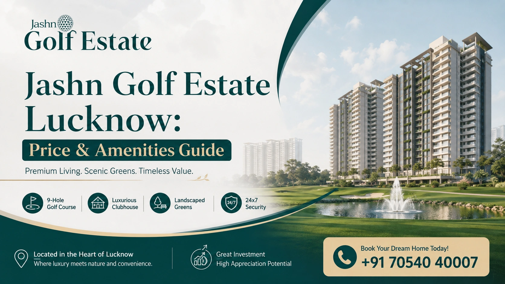 Jashn Golf Estate Flats Lucknow